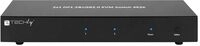 Techly 2-Port DisplayPort1.2 Dual-Monitor KVM Switch