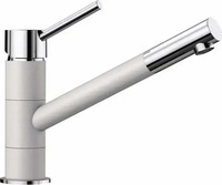 BLANCO 525030, Blanco KANO silgranitwei&szlig; / chrom HD K&uuml;chenarmaturen
