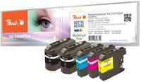 Peach Multi Pack Plus - 5er-Pack - Schwarz, Gelb, Cyan, Magenta - kompatibel -