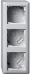 Gira AP-GEH.3F+RAHMEN STAND.55 RWS / GIRA 106303