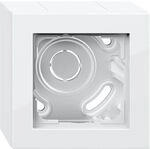 Gira AP-GEH&Auml;USE E2 RWS GL&Auml;NZEND / GIRA 106129 1FACH+RAHMEN 106129