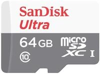 SanDisk microSDXC Ultra 64GB (UHS-1/Cl.10/100MB/s) + Adapter, Tablet