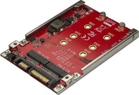 STARTECH S322M225R, StarTech.com M.2 auf SATA Adapter - Dual Slot M.2 NGFF SSD