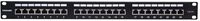 Intellinet 24-Port Cat6a Patchpanel, geschirmt, 24 Ports, FTP, 1 HE, Klemmleisten mit
