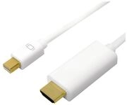 LogiLink Adapterkabel - Mini DisplayPort m&auml;nnlich zu HDMI m&auml;nnlich