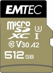 EMTEC ECMSDM512GXC10SP, EMTEC SpeedIN' PRO - Flash-Speicherkarte (SD-Adapter