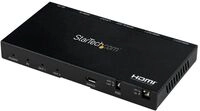 StarTech.com 2 Port HDMI Splitter (4K 60Hz, mit Scaler, HDCP 2.2, EDID Emulation, 7.1