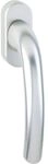 HOPPE Fenstergriff TOKYO, VK 7 x 32 mm, Rastung, Aluminium silber eloxiert