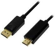 LogiLink Adapterkabel - DisplayPort m&auml;nnlich zu HDMI m&auml;nnlich