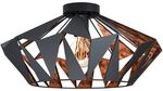Eglo DECKENL. 1X60W E27 SW/KUPFER / EGLO CARLTON 6 25D503 43399