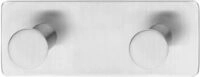 tesa&reg; Powerbutton Doppelhaken Classic, Edelstahl, selbstklebender Wandhaken...