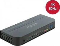 DELOCK 11481, Delock HDMI KVM Switch 4K 60 Hz with USB 3.0 and Audio