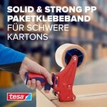tesapack&reg; Solid & Strong 66 m x 50 mm &ndash; braun &ndash; stabiles Verpackungsband