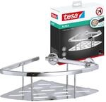 tesa&reg; ALUXX Eckkorb Einzel, verchromt, selbstklebend Duschablage