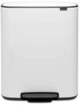 Brabantia Bo Treteimer, 2 x 30L - White Tretm&uuml;lleimer
