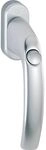 HOPPE Fenstergriff ATLANTA mit Druckknopf, Aluminium silber eloxiert