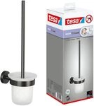 tesa&reg; MOON WC-B&uuml;rstengarnitur - Graphite WC-B&uuml;rstengarnitur ohne Bohren