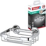 tesa&reg; ALUXX Seifenkorb, verchromt Wand-Seifenkorb ohne Bohren