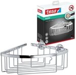 tesa&reg; ALUXX Eckkorb Einzel &ndash; verchromt Duschablage ohne Bohren