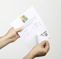 Durable 825802 - Abzeichen - Papier - Wei&szlig; - Matt - Pack - 97 mm