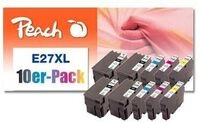 Peach Combi-Pack E27XL - 10er-Pack - Schwarz, Gelb, Cyan, Magenta - kompatibel -