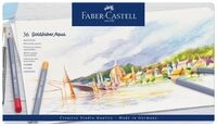 FABER-CASTELL GOLDFABER Aqua - Wasserfarbstift - gemischte Farben (Packung mit 36)