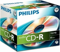 PHILIPS LIGHT CR7A0NJ10/00#PK1, PHILIPS LIGHT Philips 10 x CD-R - 700 MB (80 Min) -