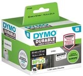 Dymo Polypropylen (PP) - stark klebend - Schwarz auf Wei&szlig; - 32 x 57 mm 800