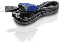 TRENDnet TK CU15 - Tastatur- / Video- / Maus- (KVM-)
