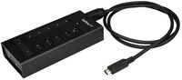 StarTech.com USB Hub 7 Port - Metall - USB-A zu 3x USB-C und 1x USB-C