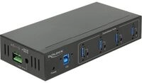 Delock External Industry Hub 4 x USB 3.0 Type-A with 15 kV ESD protection
