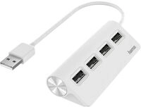 Hama 200120 USB-Hub, 4 Ports, 480 Mbit/s