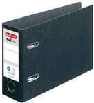 herlitz Ordner maX.file Hartpappe, A5 quer, 7,5 cm, schwarz