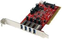 StarTech.com 4 Port USB 3.0 PCI Schnittstellenkarte - PCI SuperSpeed USB 3.0