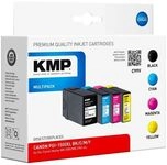 KMP MULTIPACK C99V - 4er-Pack - Schwarz, Gelb, Cyan, Magenta - kompatibel -