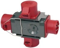 Brennenstuhl Kreuzverteiler CEE400V/16A 3fach Stecker CEE + 3x Steckdosen CEE