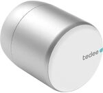 TEDEE PRO Smart-Lock Motorantrieb &oslash; 45 x 55 mm Homekit Aluminium silber