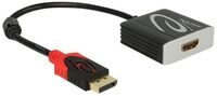 Delock Adapter Displayport 1.2 male > HDMI female 4K Active