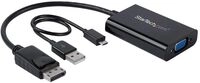 StarTech.com DisplayPort to VGA Adapter with Audio - 1920x1200 - DP to VGA Converter