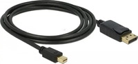 DELOCK 82438, Delock DisplayPort-Kabel - Mini DisplayPort m&auml;nnlich zu DisplayPort