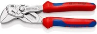 KNIPEX Zangenschl&uuml;ssel mit aufgerauten Backen mit Mehrkomponenten-H&uuml;llen verchromt