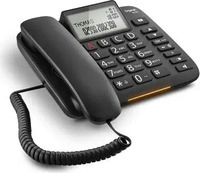GIGASET S30350-S217-C101, Gigaset DL380 - Telefon mit Schnur - Schwarz