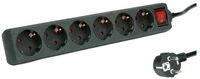 ROLINE Steckdosenleiste - Wechselstrom 250 V - 3600 Watt - Eingabe, Eingang CEE 7/4 -