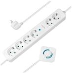 LogiLink Steckdosenleiste - Wechselstrom 230 V - 3500 Watt - Ausgangsanschl&uuml;sse: 6