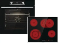 GORENJE 738885, Gorenje Black Steam Set, BOSX6737E06BG + ECT43X Backofen-Herd +