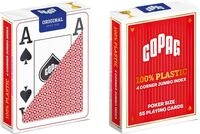 Cartamundi Deutschland GmbH COPAG&reg; 100% Plastik Poker Jumbo Red