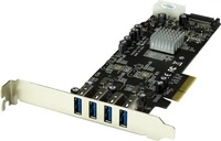 STARTECH PEXUSB3S42V, StarTech.com 4-Port USB 3.0 PCI Express Card Adapter -...
