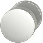 FSB T&uuml;rknopf 23 0829 - auf Rosette, &oslash; 50 mm fest 55 mm, silber eloxiert