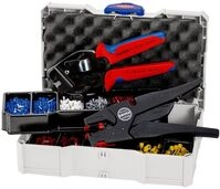 KNIPEX Crimp-Sortiment f&uuml;r Aderendh&uuml;lsen 1 x 12 40 200, 1 x 97 53 09, 8 x