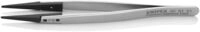 KNIPEX Pinzette mit Wechselspitzen ESD Glatt 130 mm